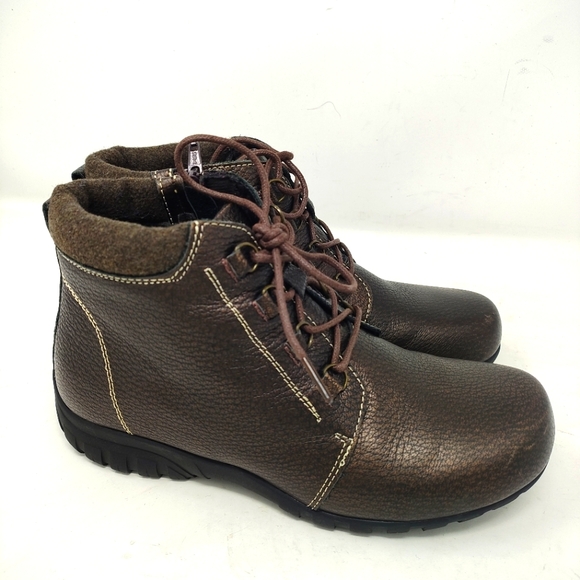 PROPET Delaney Bronze Lace-up Booties - Picture 2 of 8